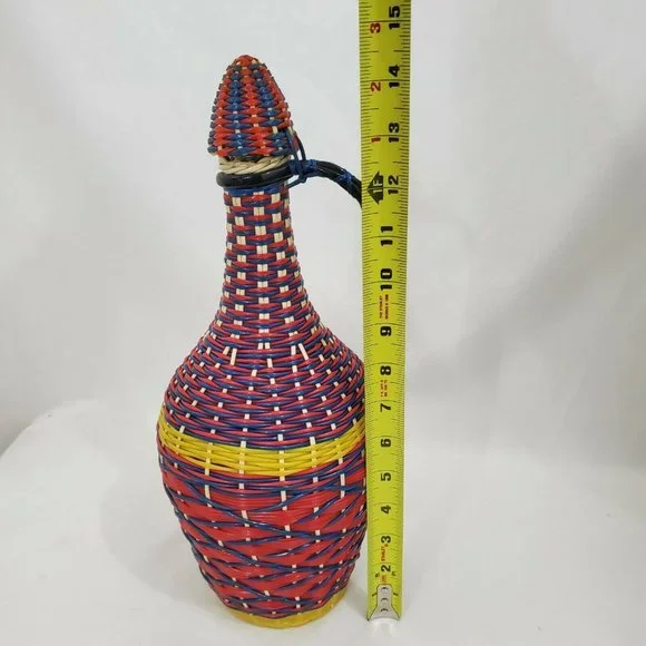 Vintage VIRESA Glass Demijohn Bottle Wine Decanter - Picture 11 of 11